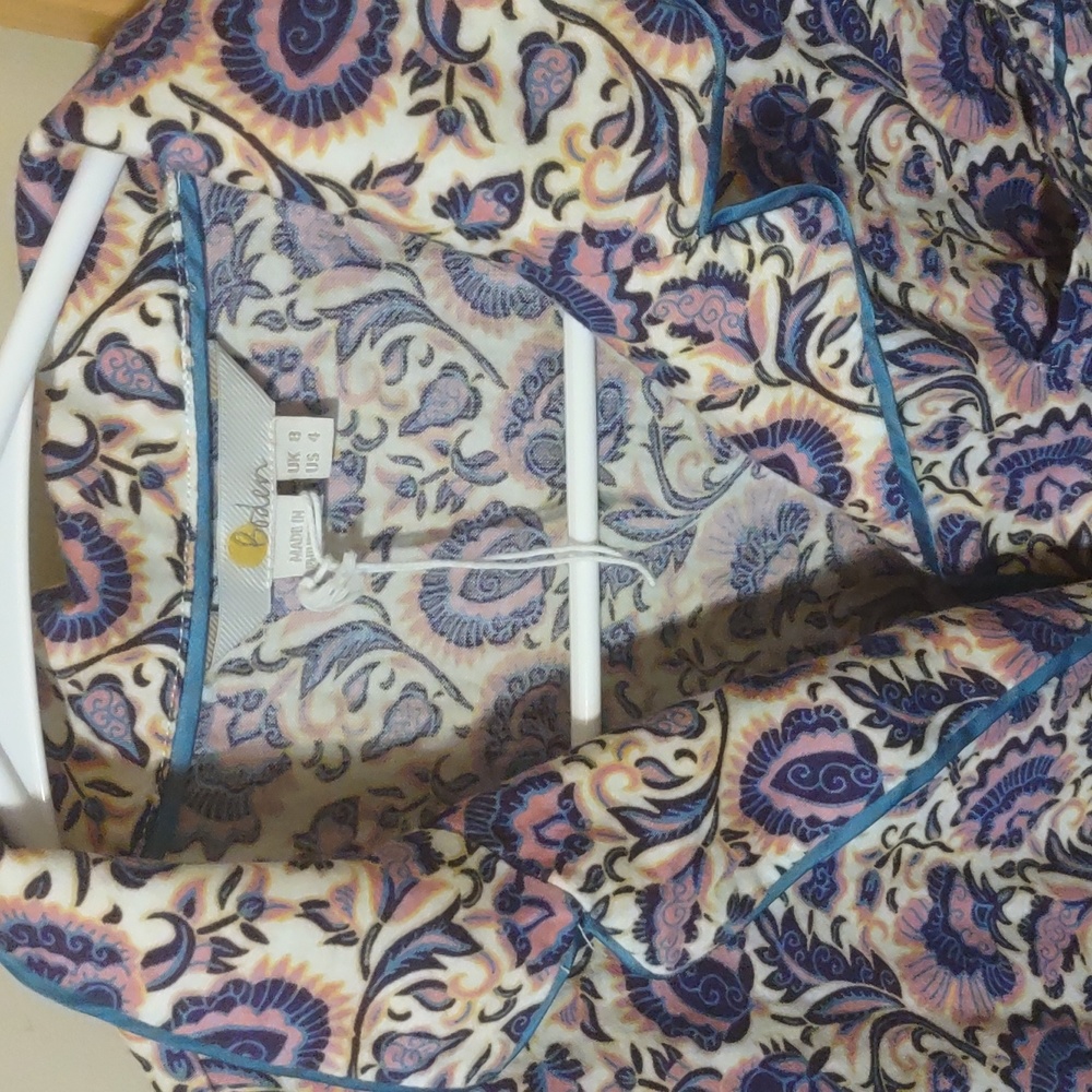 NWOT Boden Paisley Nightgown size 4 - Picture 2 of 5